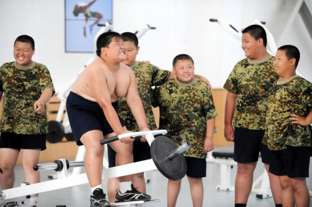 China Sends Obese Children To Special Diet Camps (14 pics)
