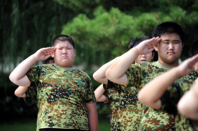 China Sends Obese Children To Special Diet Camps (14 pics)