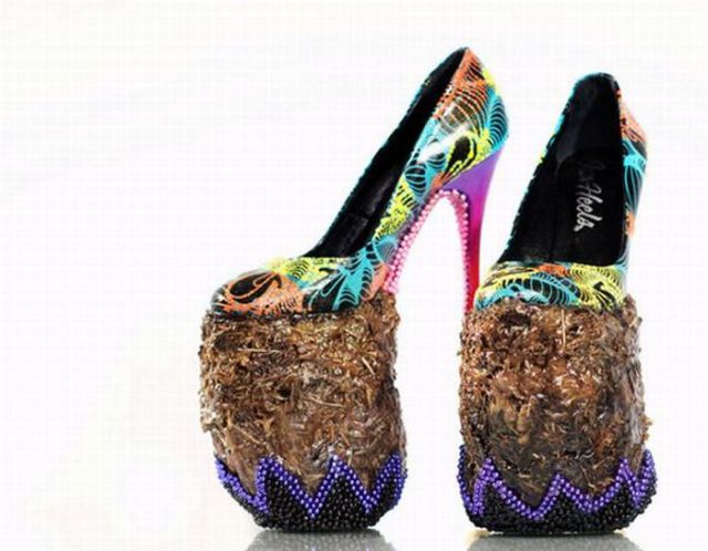 “Smelly” Shoes From Elephant Dung (9 pics)