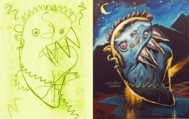 Children’s Drawings Come to Life (12 pics)