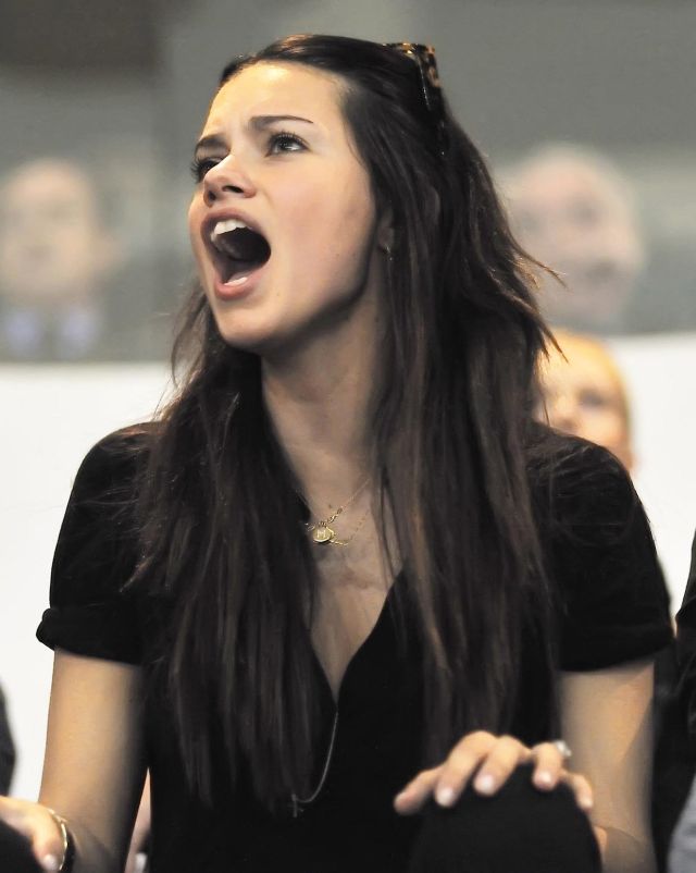 Adriana Lima Making Funny Faces While Watching Her Husband Playing Basketball (8 pics)
