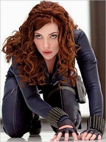 Pictures from Photoshoot of Scarlett Johansson for the Upcoming Iron Man 2 (11 pics)