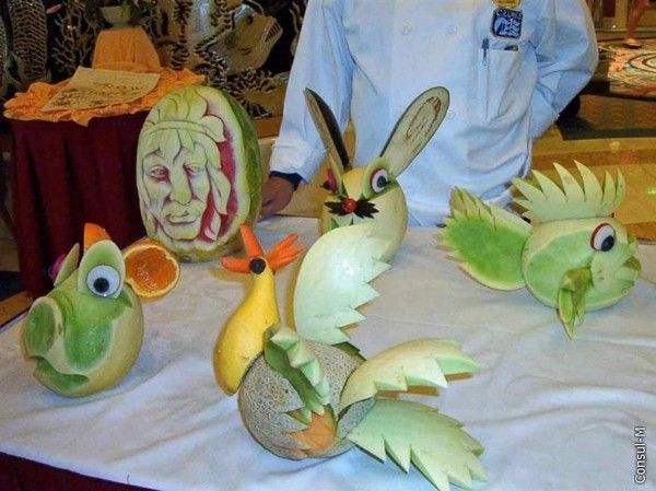 Masterpieces Made from Fruits and Vegetables (26 pics)