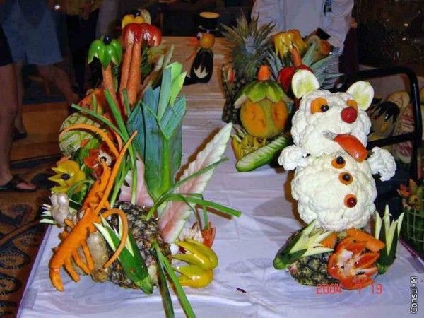 Masterpieces Made from Fruits and Vegetables (26 pics)