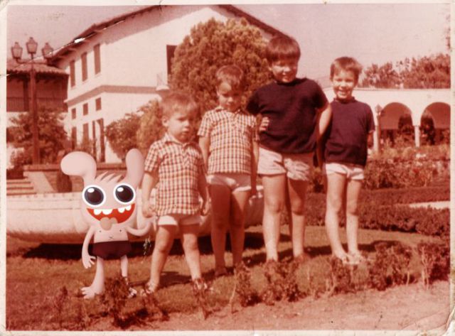 Adding Monsters to Old Images (50 pics)