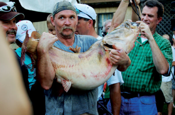 Unusual Tournament: Fishing for Catfish with Bare Hands (30 pics)