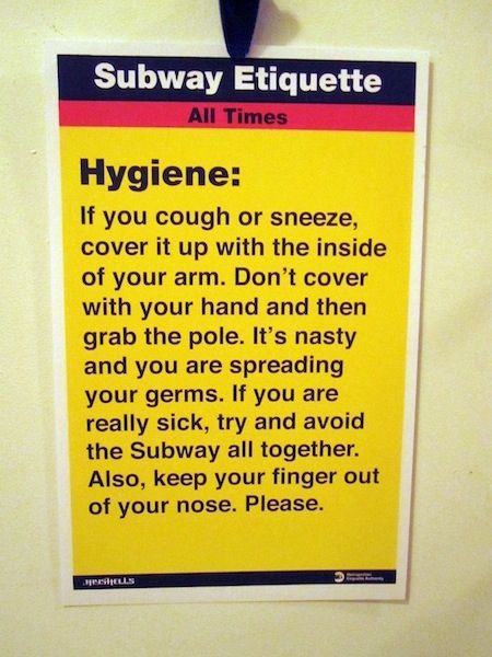 How to Behave in New York Subway (9 pics)
