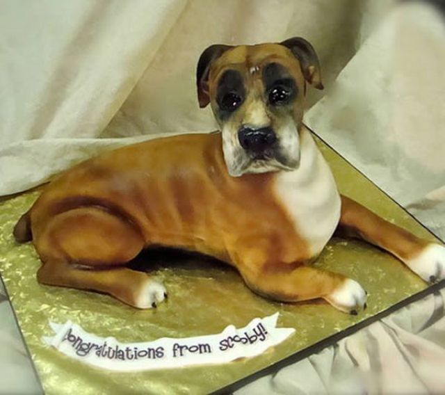 Cool Cakes in the Form of Dogs (12 pics)