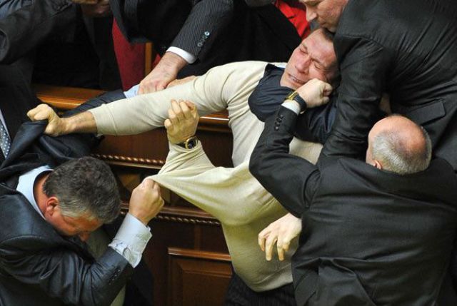 “Fight Club” at the Ukrainian Parliament (22 pics)