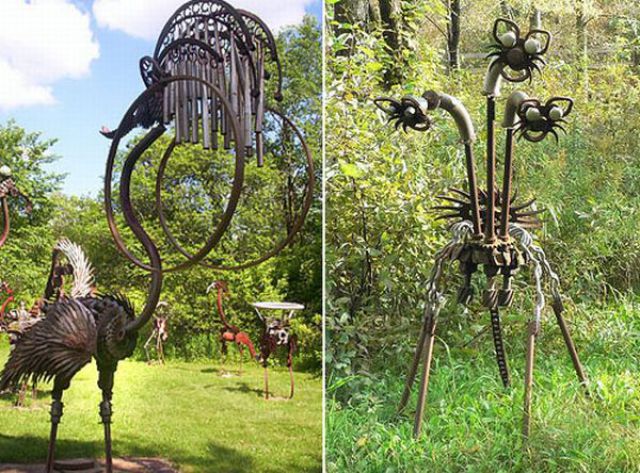 Park Full of Awesome Steampunk Sculptures (23 pics)