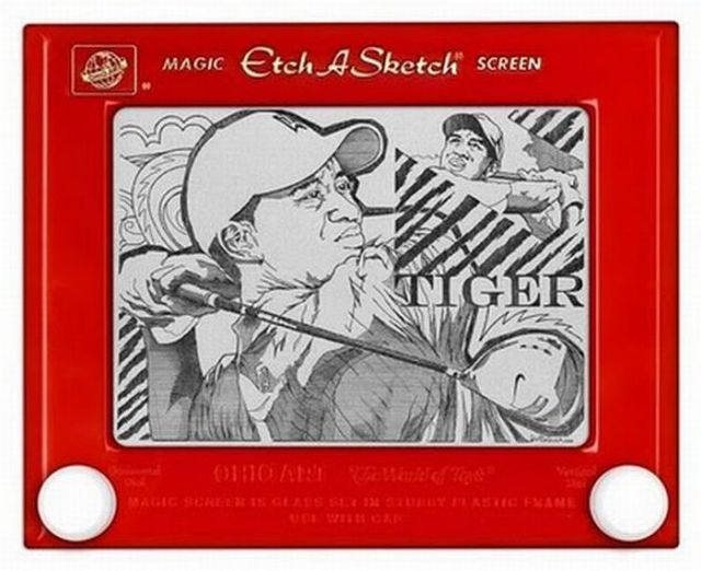 Amazing Etch A Sketch Drawings (27 pics)