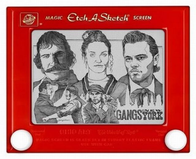 Amazing Etch A Sketch Drawings (27 pics) Izismile com