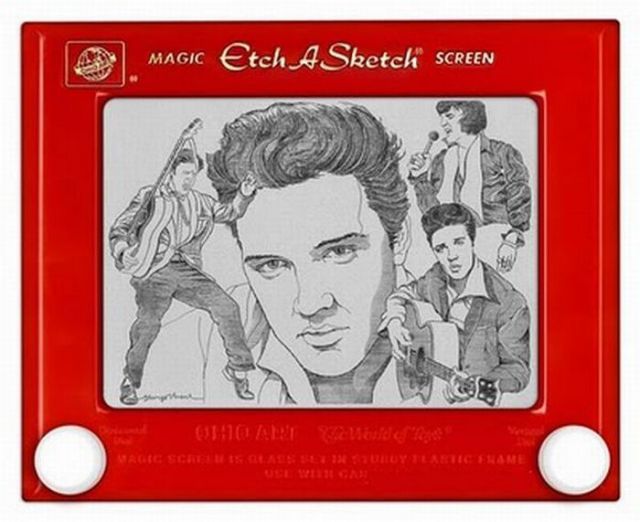 Cartoon What To Draw On Etch A Sketch 