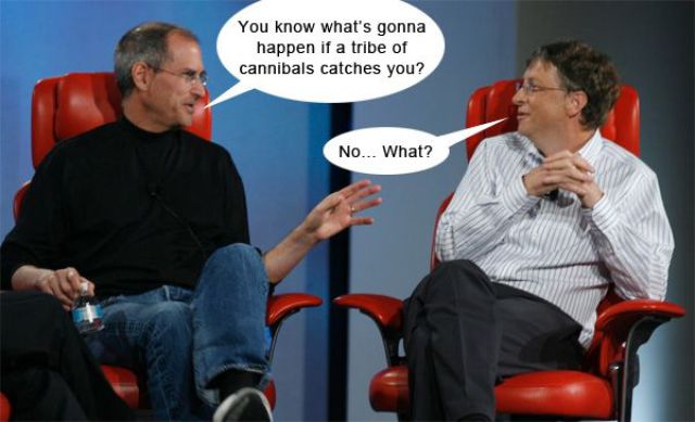 Some Humor from Bill Gates and Steve Jobs (24 pics)