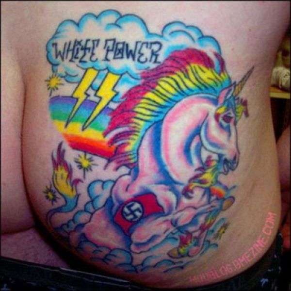 Weird Unicorn Tattoos (51 pics)
