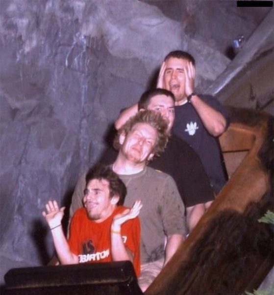 Funny Faces during Roller Coaster Ride. Part 2 (47 pics)