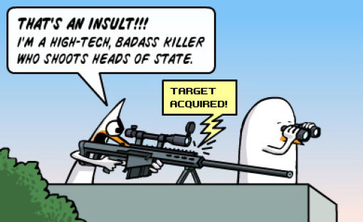 Funny Comics with Guns (4 pics)