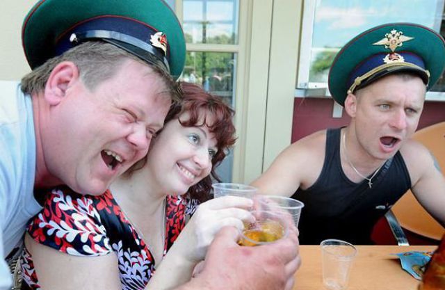 Border Guards Day in Russia: Vodka and Brawls (61 pics)