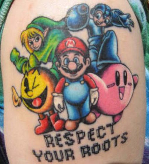 Tattoos of Famous Video Game Heroes (32 pics)