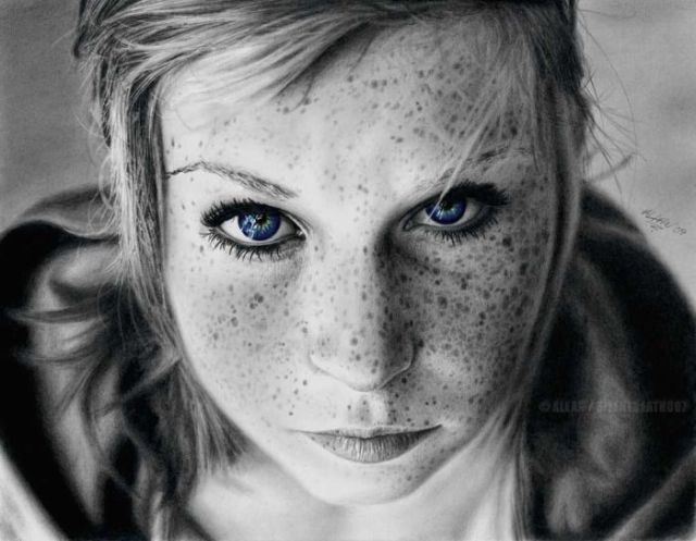 Beautiful Pencil Drawings of Women (54 pics)