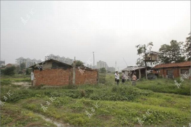 Chinese Farmer Makes War to Property Developers with His Homemade Canon (16 pics)