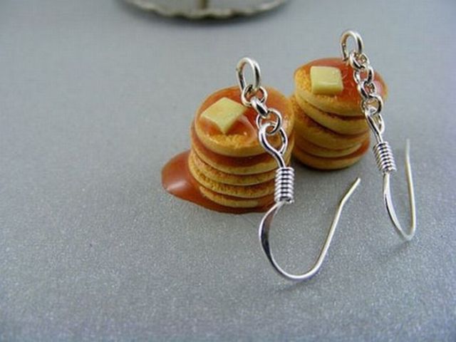 Earrings and Pendants in the Form of Food (33 pics)