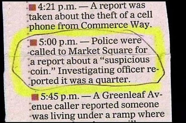 Hilarious Police Blotters (30 pics)