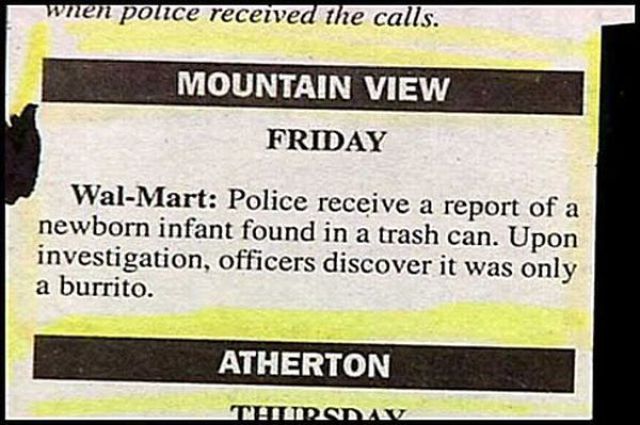 Hilarious Police Blotters (30 pics)