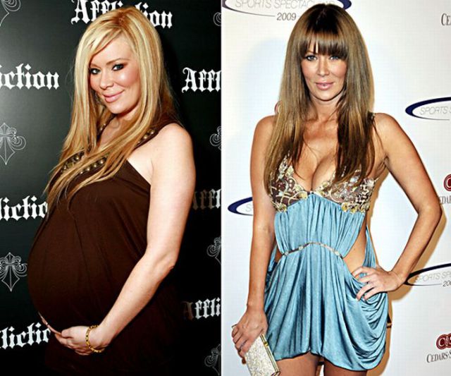 Celebrity Moms: Pregnant and After Baby (35 pics)