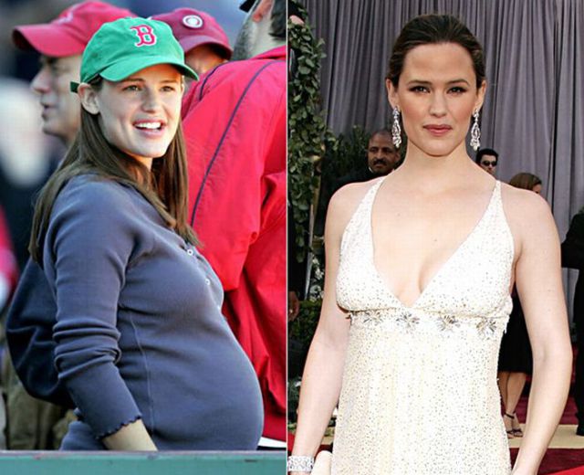 Celebrity Moms: Pregnant and After Baby (35 pics)