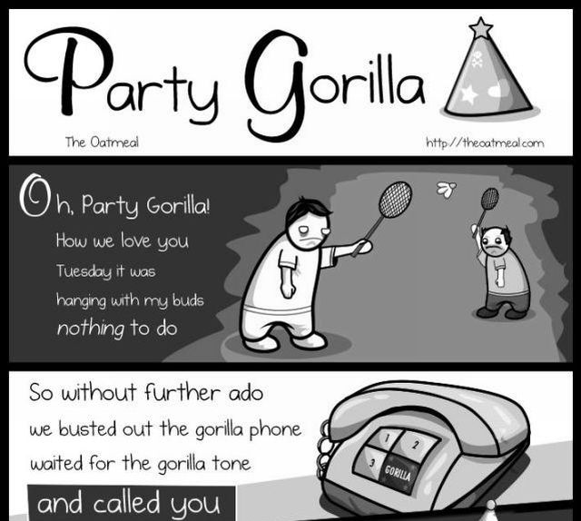 Who You Gonna Call? Party Gorilla! (2 pics)