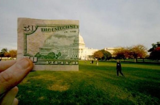 Messing Around with Money Bills (44 pics)