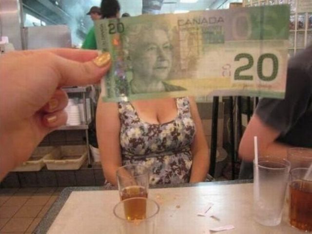 Messing Around with Money Bills (44 pics)