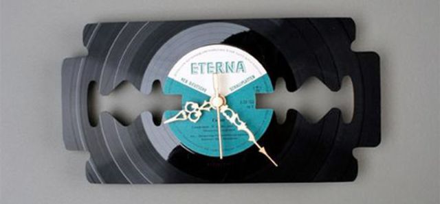 Vinyl Disc Clocks (17 pics)