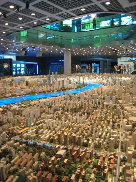 Gigantic Scale Model of Shanghai (5 pics)