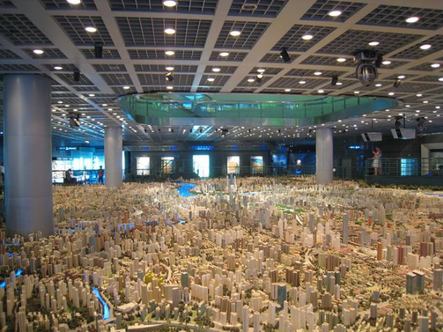 Gigantic Scale Model of Shanghai (5 pics)