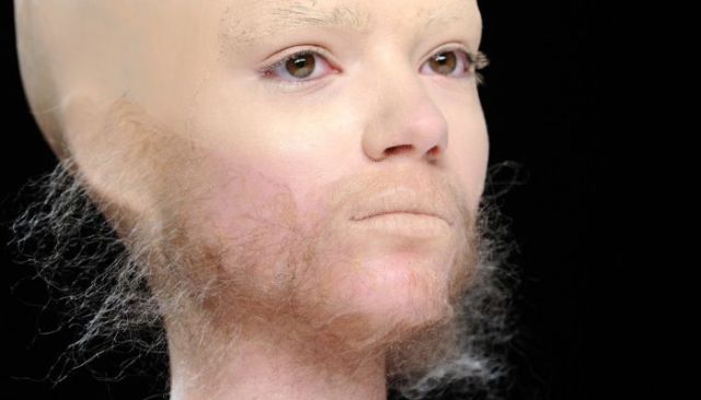 shocking bald models beard catwalk maintenance izismile