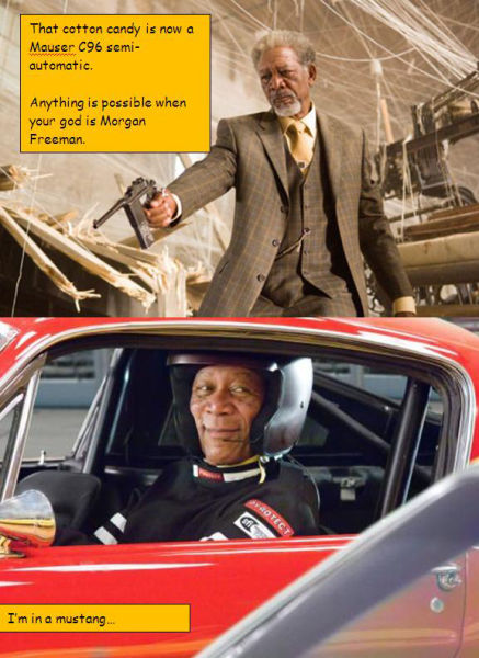 Morgan Freeman as Your God (4 pics)