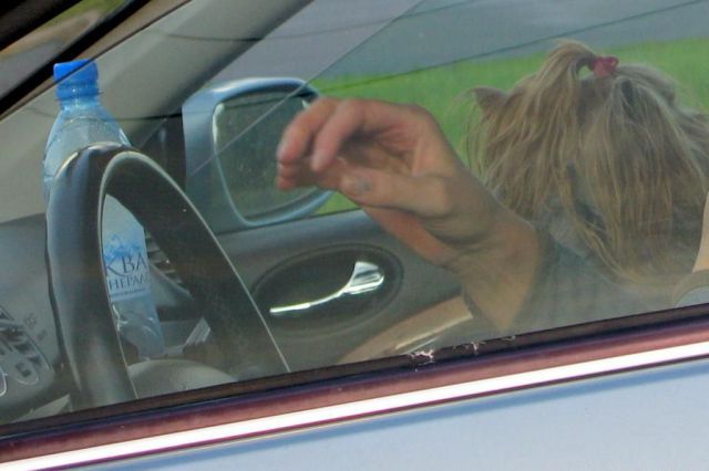 Blondes Driving Masterclass (4 pics)