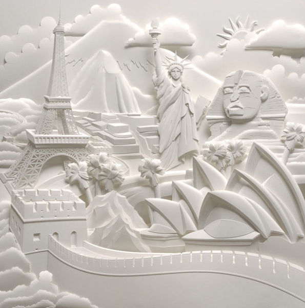 Thrilling Paper Sculptures (13 pics)