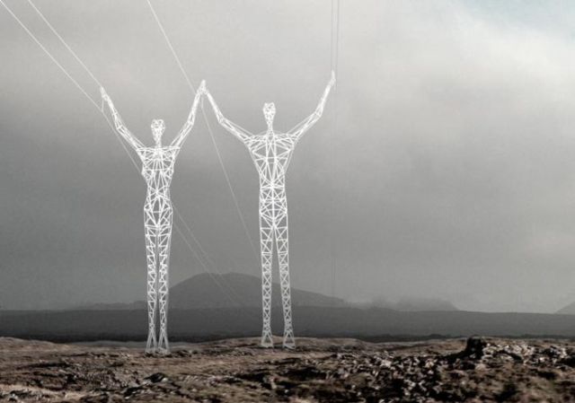 Giant Pylon Men (11 pics)
