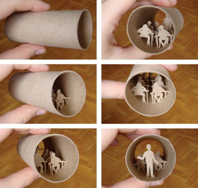 Amazing Toilet-Paper Tubes Art (36 pics)