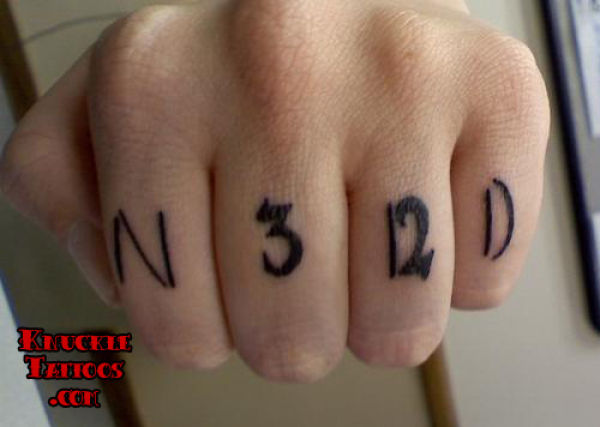 Different Knuckle Tattoos (50 pics)