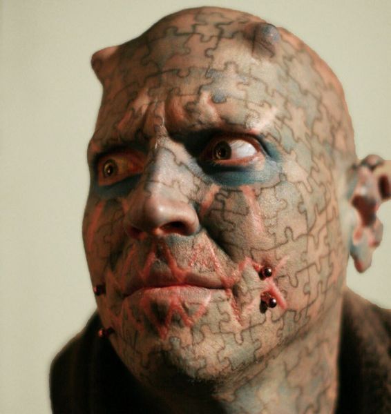 Horrible Face Tattoos (30 pics)