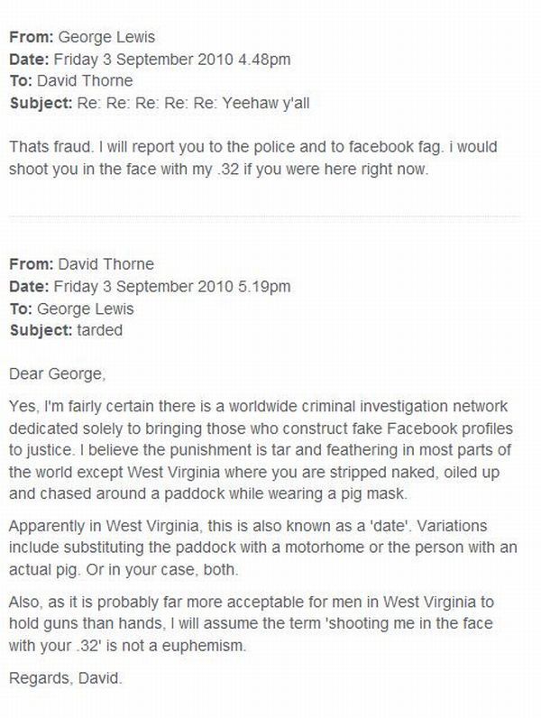 I Have Read Your Website and It Is Obviously that Your a Foggot (10 pics)