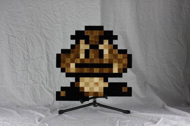 8-Bit Wood Art (46 pics)