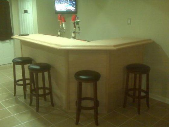 Built a homebar in one weekend (10 pics)