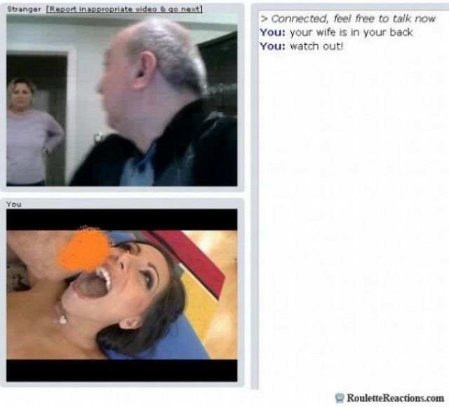 Funny Reactions on Chatroulette (40 pics)