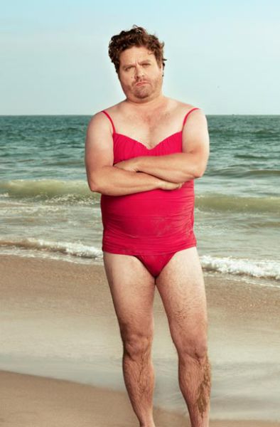 Comedian Swimsuit Calendar with Zach Galifianakis (6 pics)