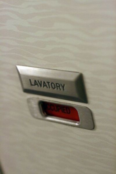 Airplanes and Lavatory Doors (4 pics)